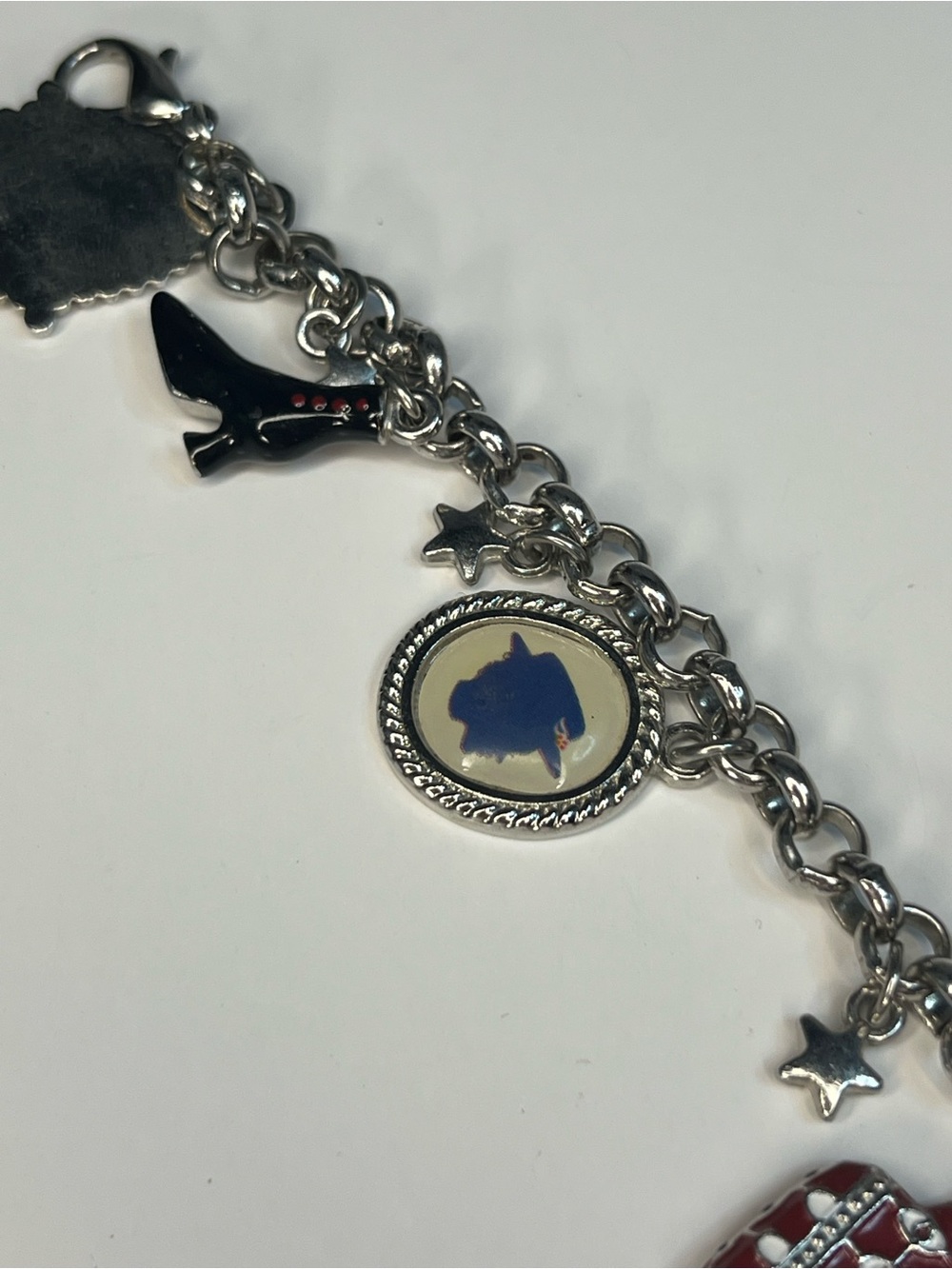 Disney Mary Poppins 5 Charm Bracelet Silver Metal Broadway Musical - Picture 9 of 13